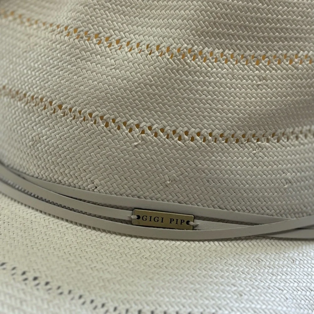 GIGI PIP Arlo Rancher Fedora Straw Hat. Small/Medium - Picture 8 of 10